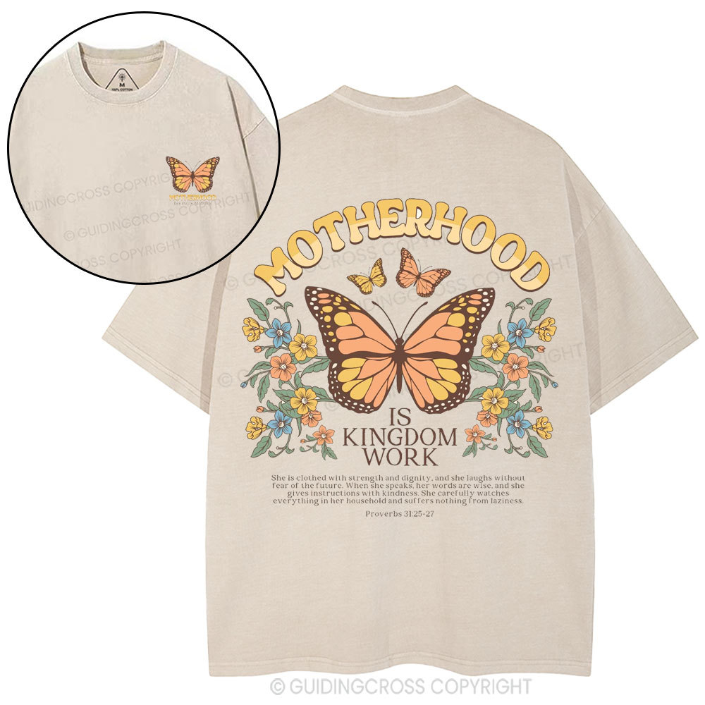 Motherhood Christian Washed T-Shirt