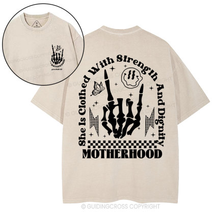 Motherhood Christian Washed T-Shirt