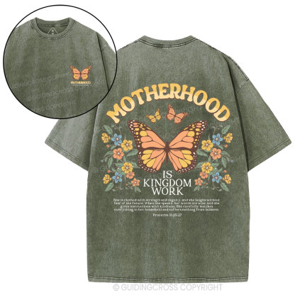 Motherhood Christian Washed T-Shirt