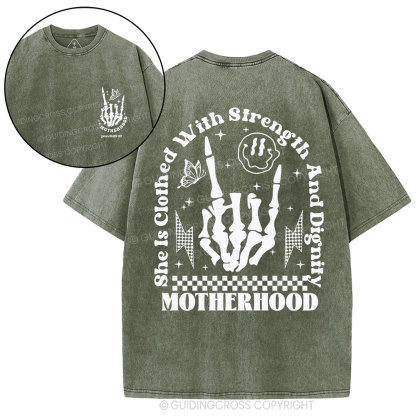 Motherhood Christian Washed T-Shirt