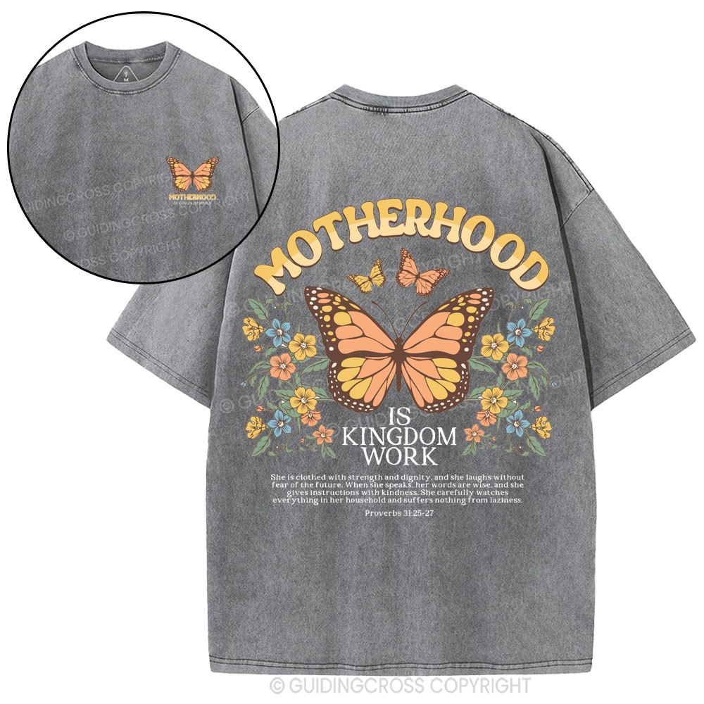 Motherhood Christian Washed T-Shirt