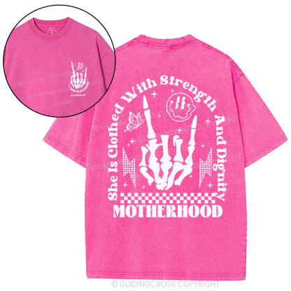 Motherhood Christian Washed T-Shirt