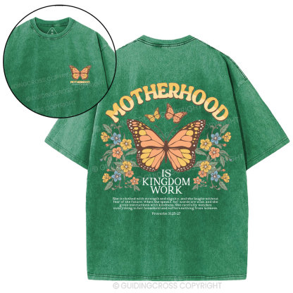 Motherhood Christian Washed T-Shirt
