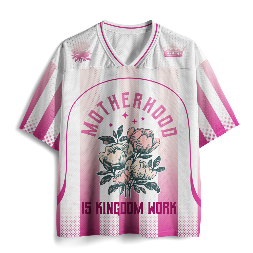 Motherhood Is Kingdom Christian Mesh Jersey
