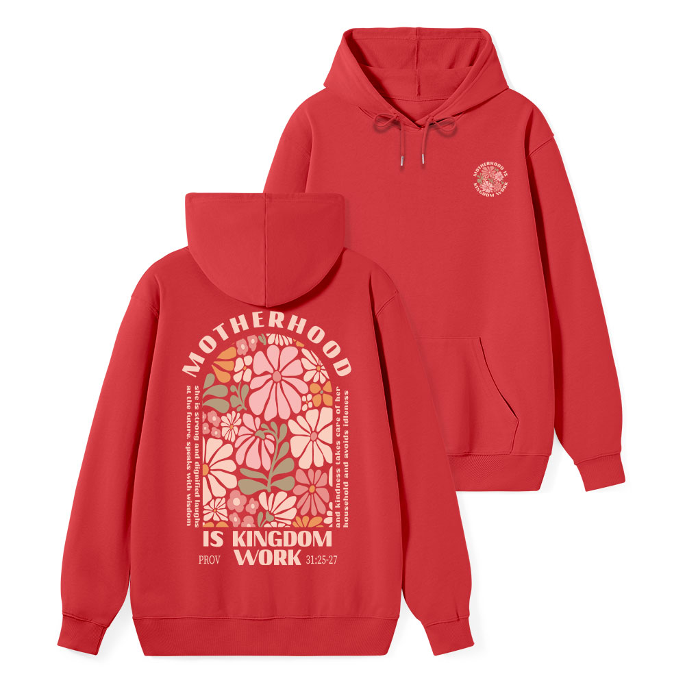 Motherhood Is Kingdom Work Christian  Classic Hoodie