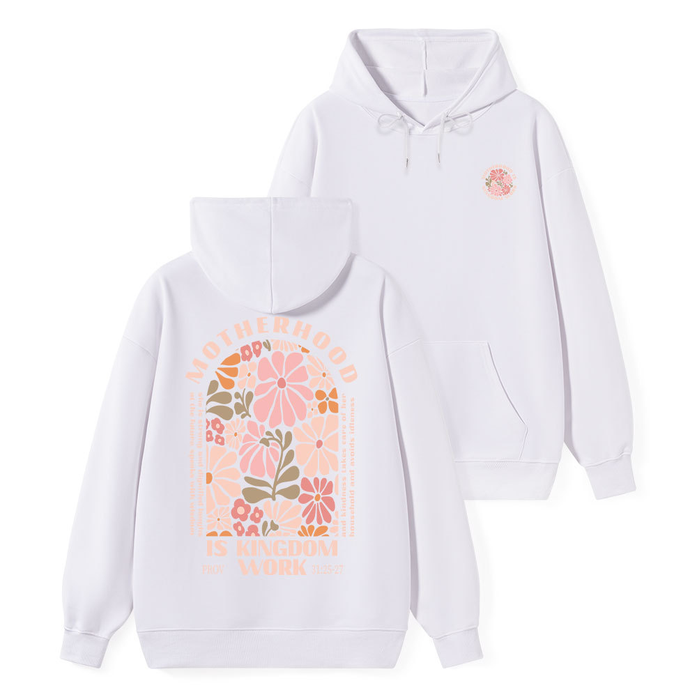 Motherhood Is Kingdom Work Christian  Classic Hoodie