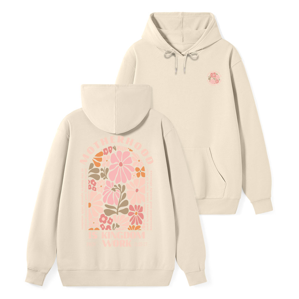 Motherhood Is Kingdom Work Christian  Classic Hoodie