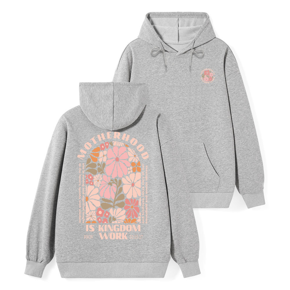 Motherhood Is Kingdom Work Christian  Classic Hoodie