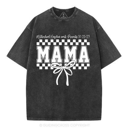 Motherhood Is Kingdom Work Christian Washed T-Shirt