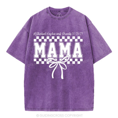 Motherhood Is Kingdom Work Christian Washed T-Shirt