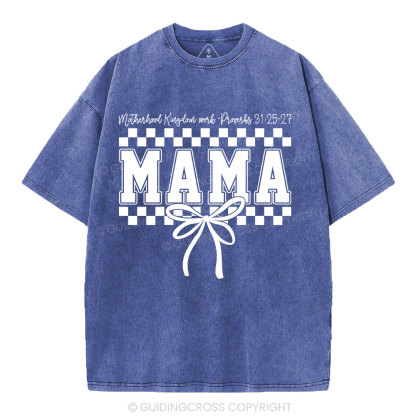Motherhood Is Kingdom Work Christian Washed T-Shirt