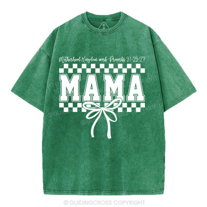 Motherhood Is Kingdom Work Christian Washed T-Shirt