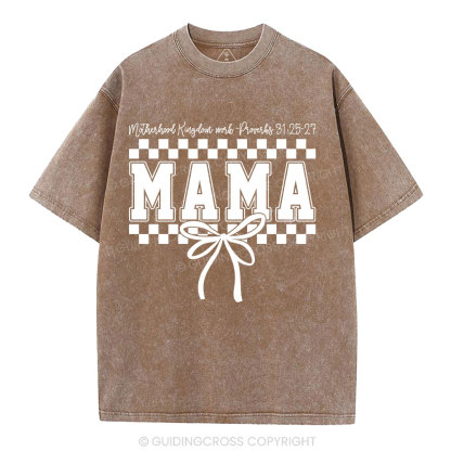Motherhood Is Kingdom Work Christian Washed T-Shirt