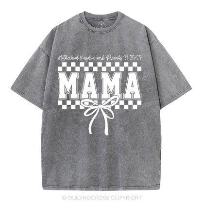 Motherhood Is Kingdom Work Christian Washed T-Shirt