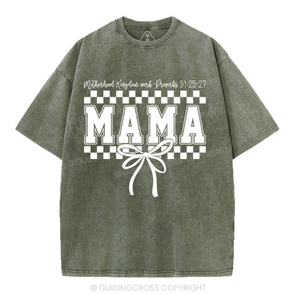 Motherhood Is Kingdom Work Christian Washed T-Shirt