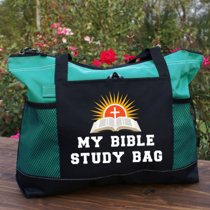 My Bible Study Bag Christian Tote Bag