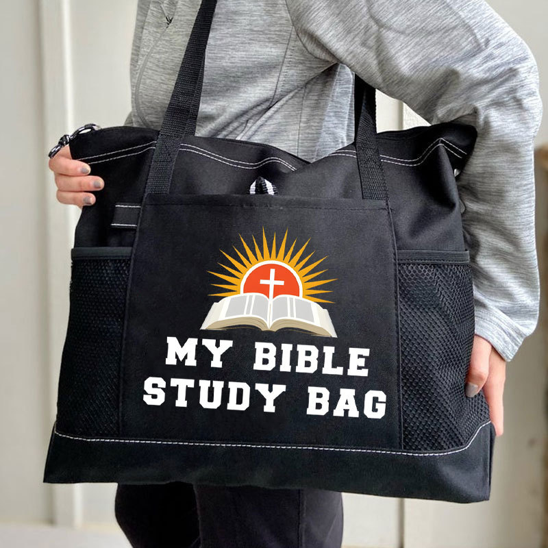 My Bible Study Bag Christian Tote Bag
