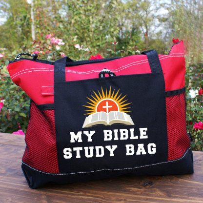 My Bible Study Bag Christian Tote Bag