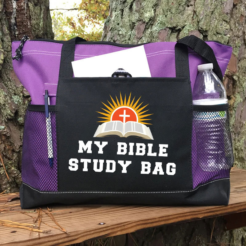 My Bible Study Bag Christian Tote Bag