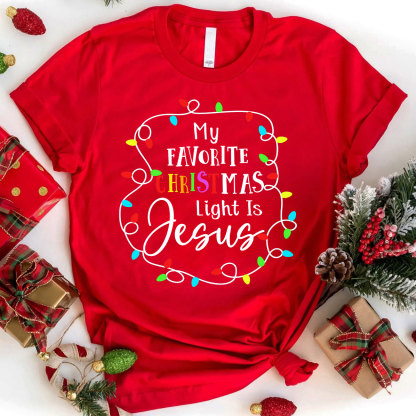 My Favorite Christmas Light Is Jesus