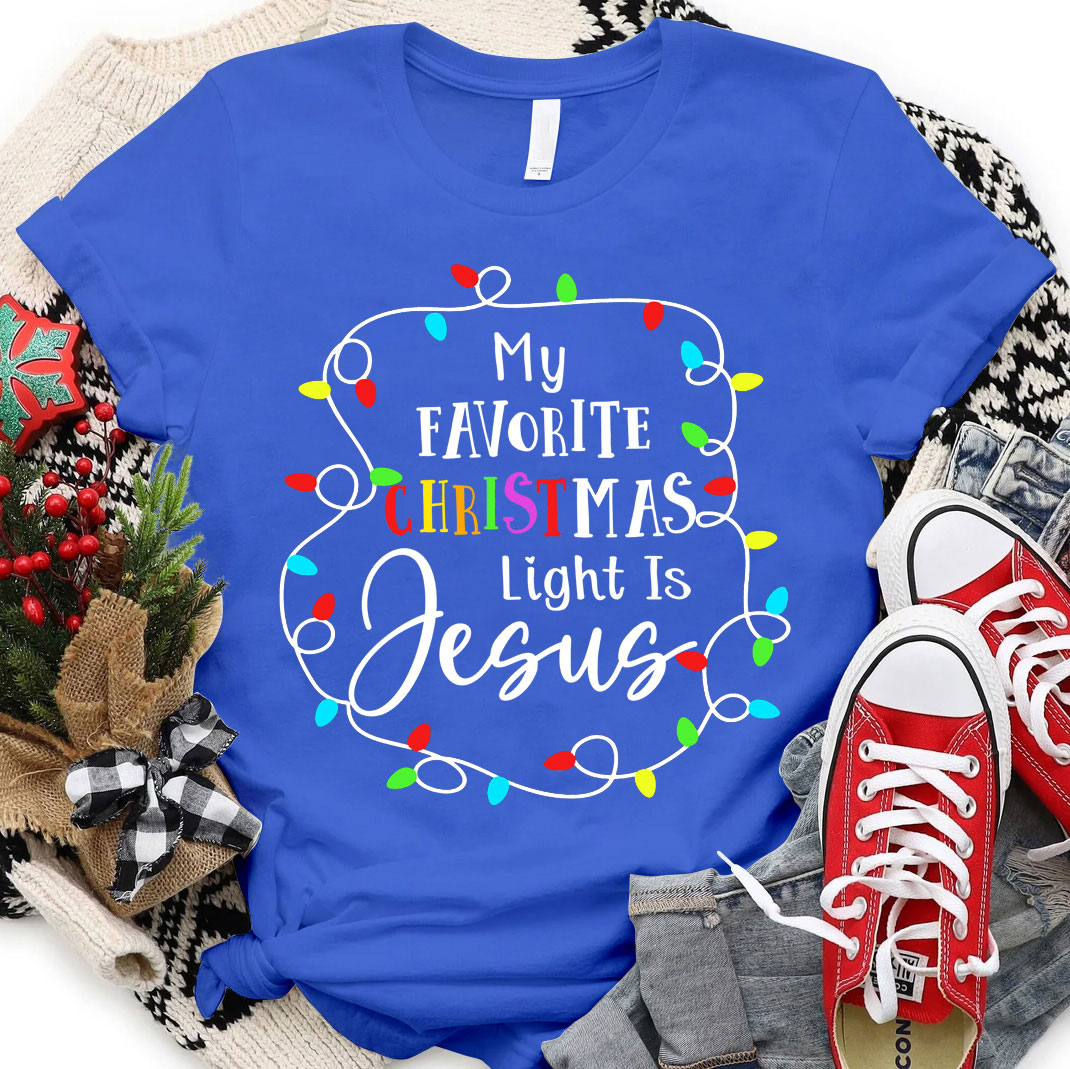 My Favorite Christmas Light Is Jesus