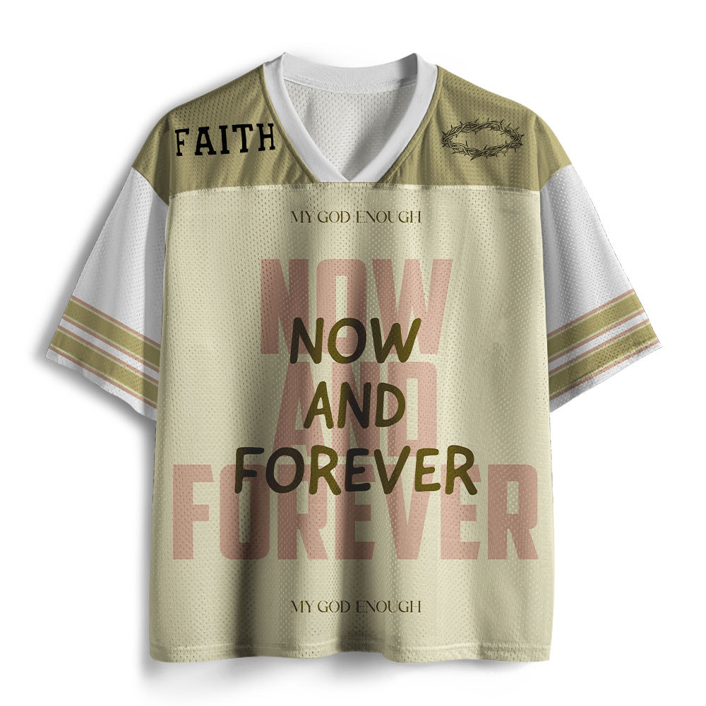 My God Enough Now And Forever Christian Mesh Jersey