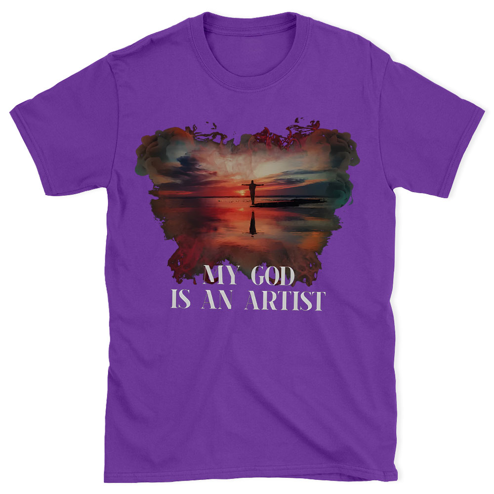 My God Is My Artist Chirstian T-Shirt