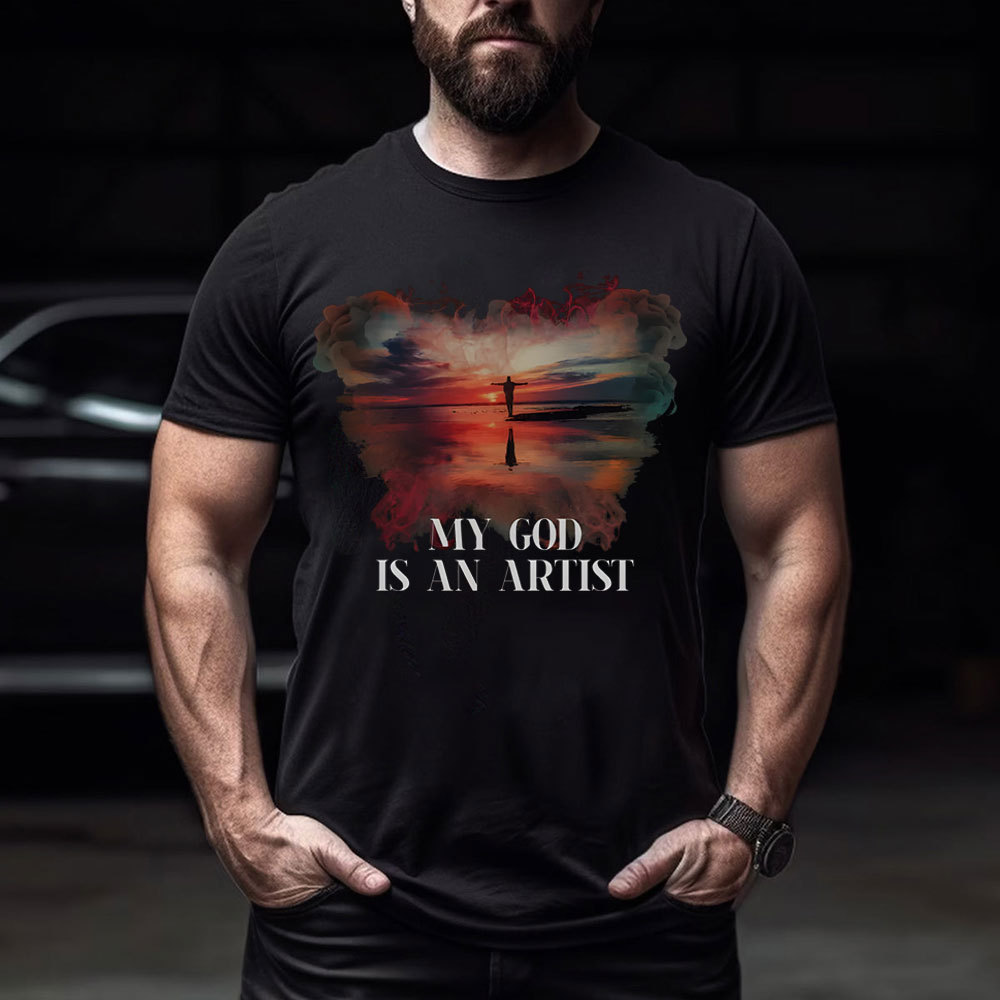 My God Is My Artist Chirstian T-Shirt