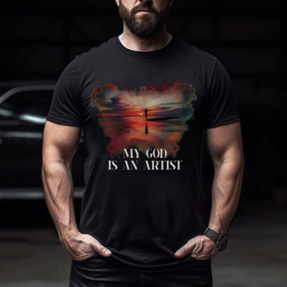 My God Is My Artist Chirstian T-Shirt