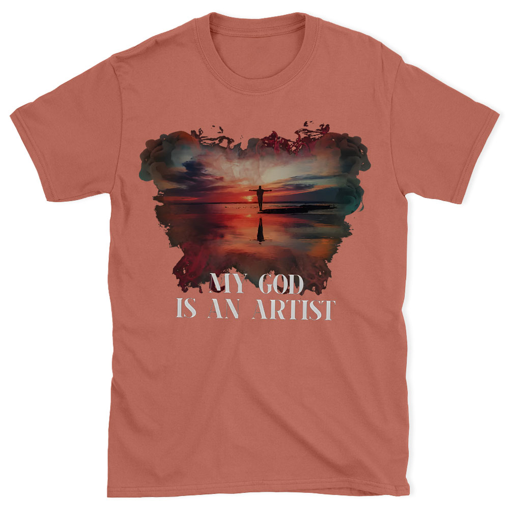 My God Is My Artist Chirstian T-Shirt