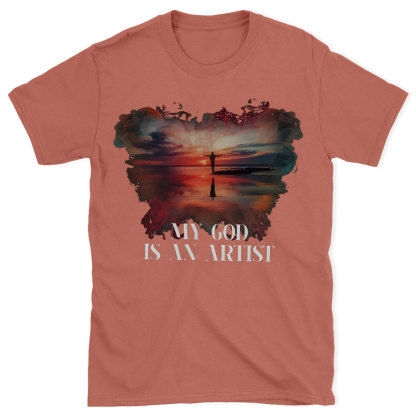 My God Is My Artist Chirstian T-Shirt