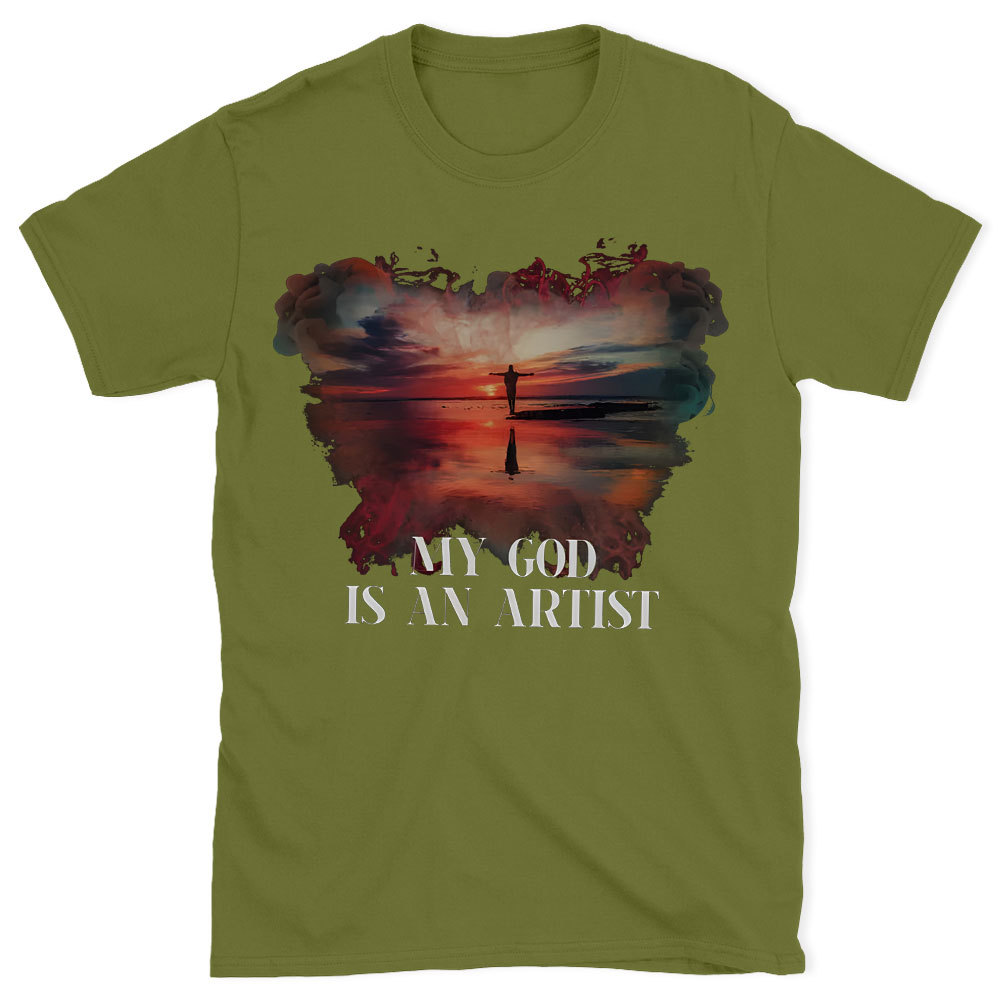 My God Is My Artist Chirstian T-Shirt