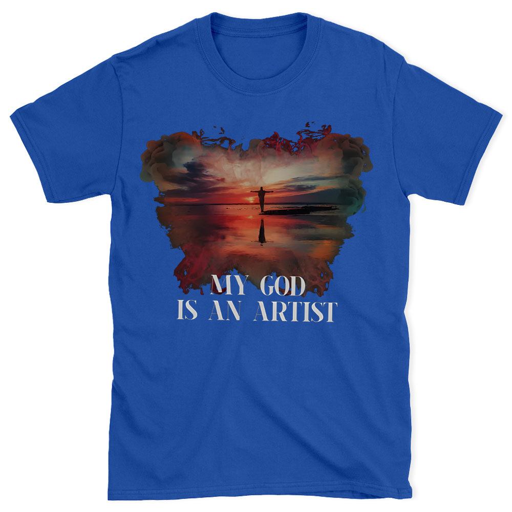 My God Is My Artist Chirstian T-Shirt