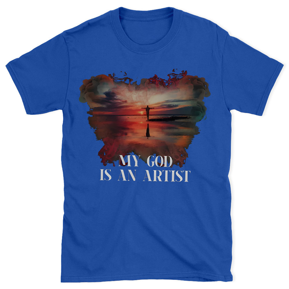 My God Is My Artist Chirstian T-Shirt
