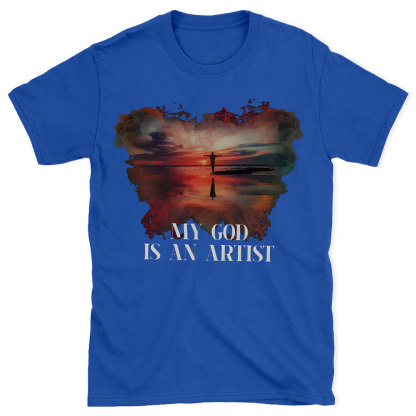 My God Is My Artist Chirstian T-Shirt