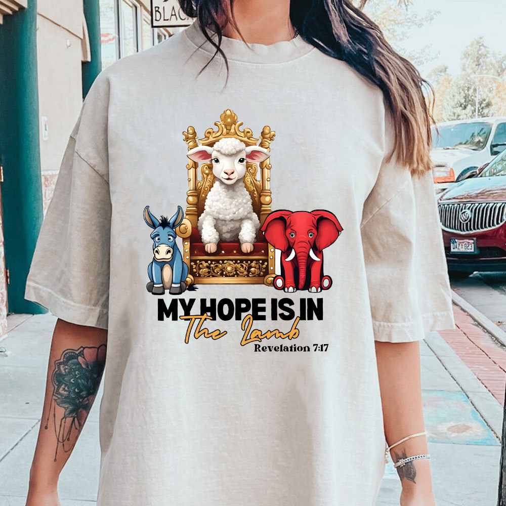 My Hope Is In The Lamb Christian Wasded T-Shirt
