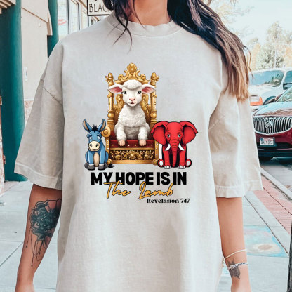 My Hope Is In The Lamb Christian Wasded T-Shirt
