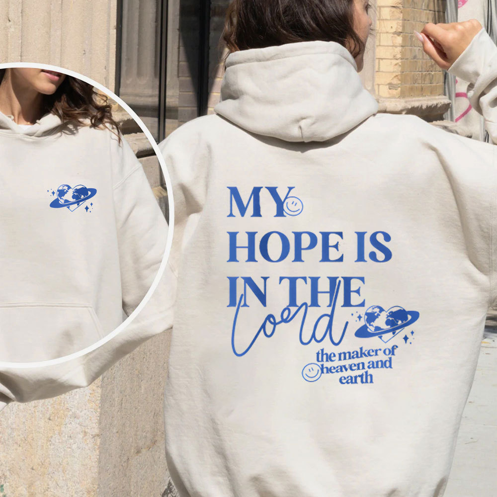 My Hope Is In The Lord Christian Washed T-Shirt