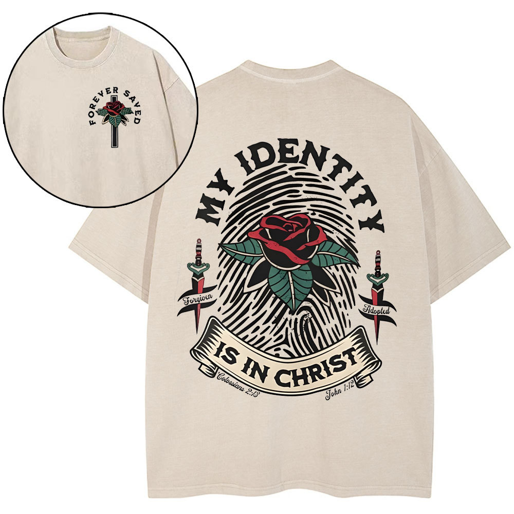 My Identify Christian Washed T-Shirt