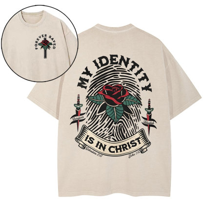My Identify Christian Washed T-Shirt
