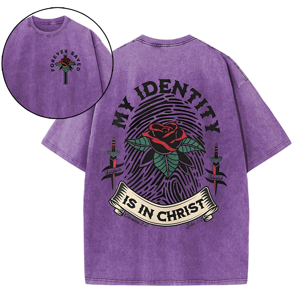 My Identify Christian Washed T-Shirt