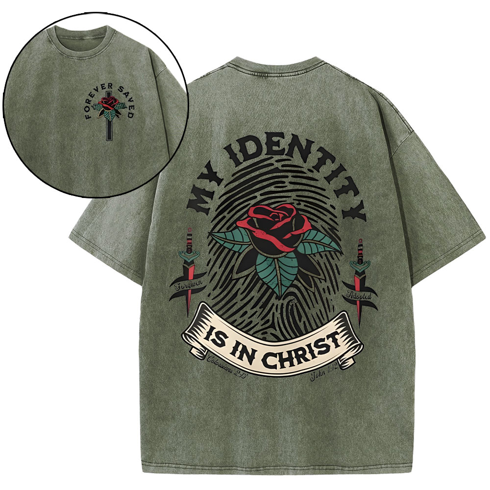 My Identify Christian Washed T-Shirt