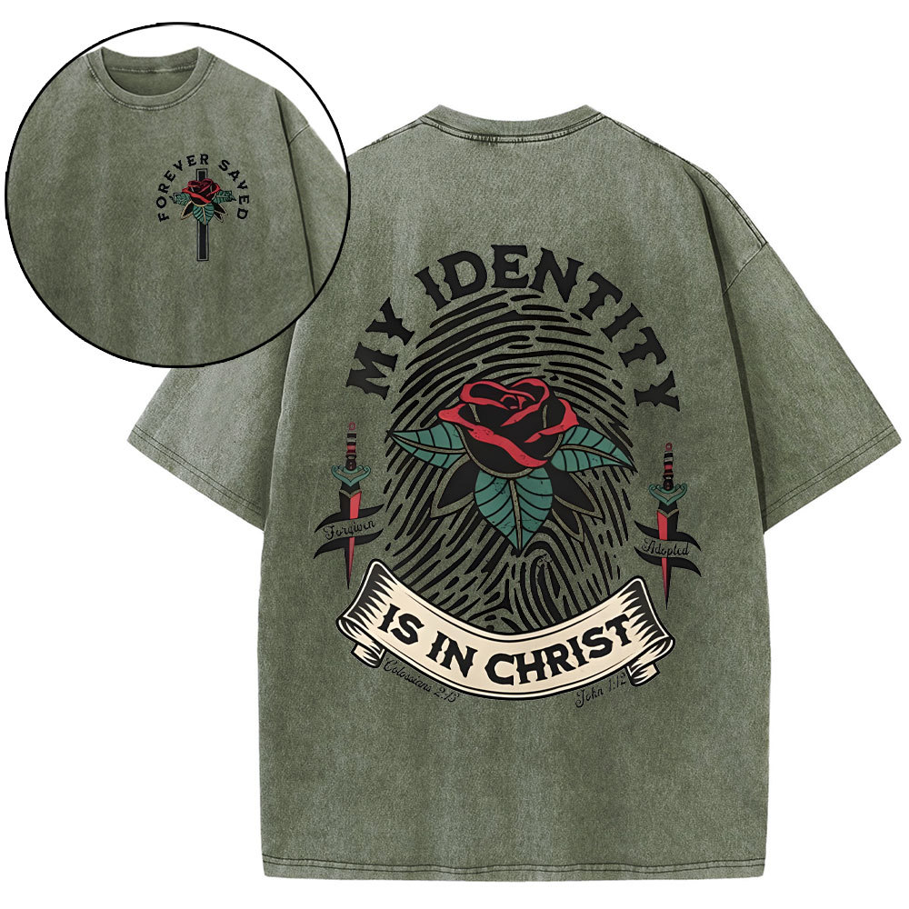 My Identify Christian Washed T-Shirt