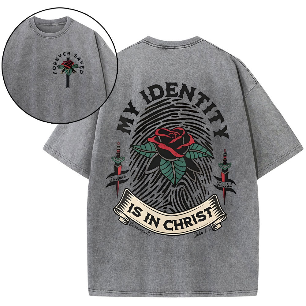 My Identify Christian Washed T-Shirt