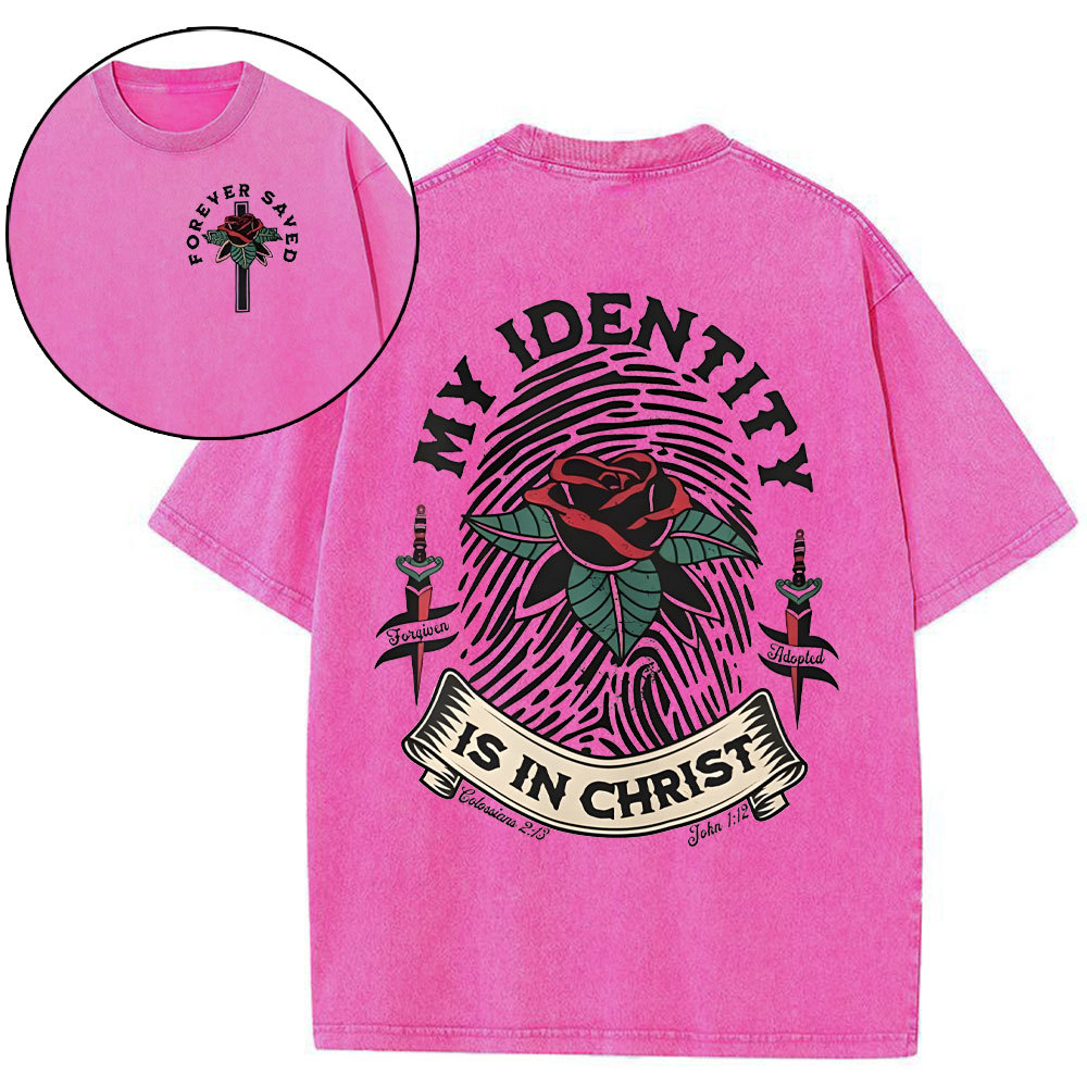 My Identify Christian Washed T-Shirt