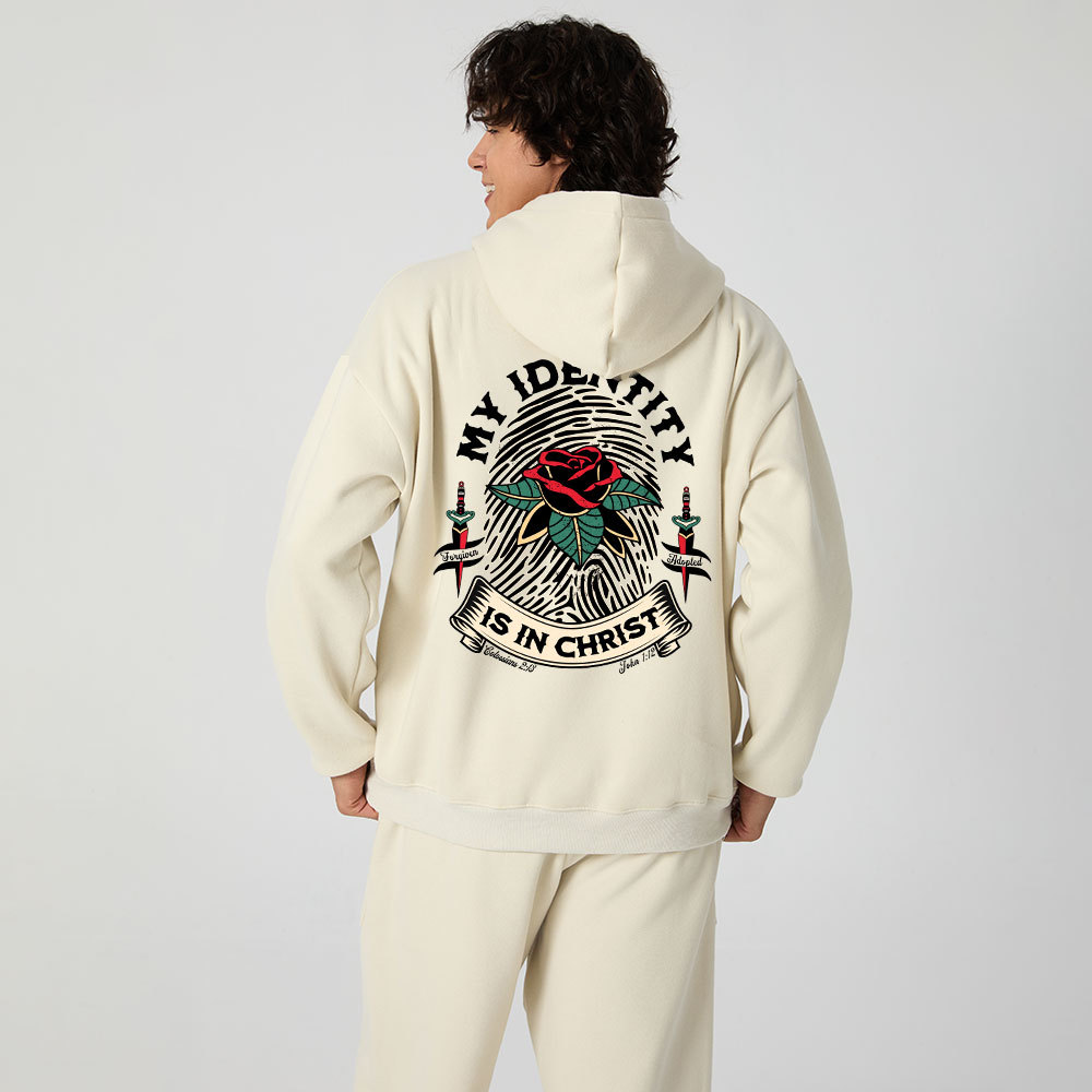 My Identity Is In Christ Christian Fleece Hoodie Set
