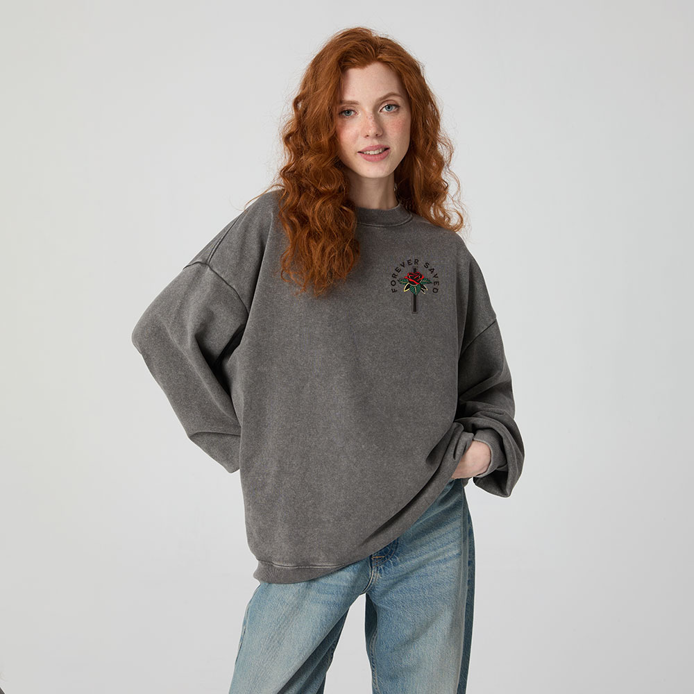 My Identity Is In Christ Christian Washed Sweatshirt