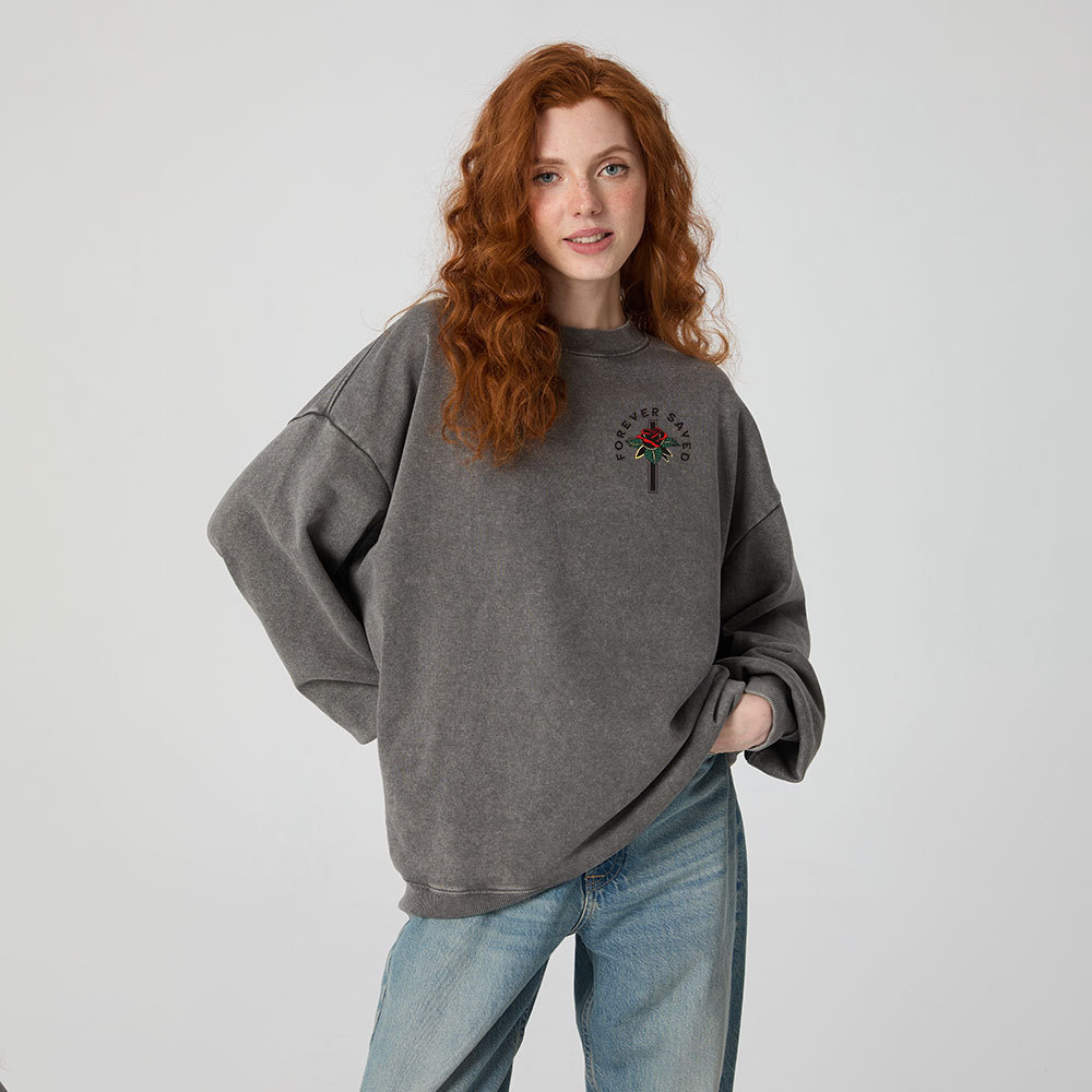 My Identity Is In Christ Christian Washed Sweatshirt