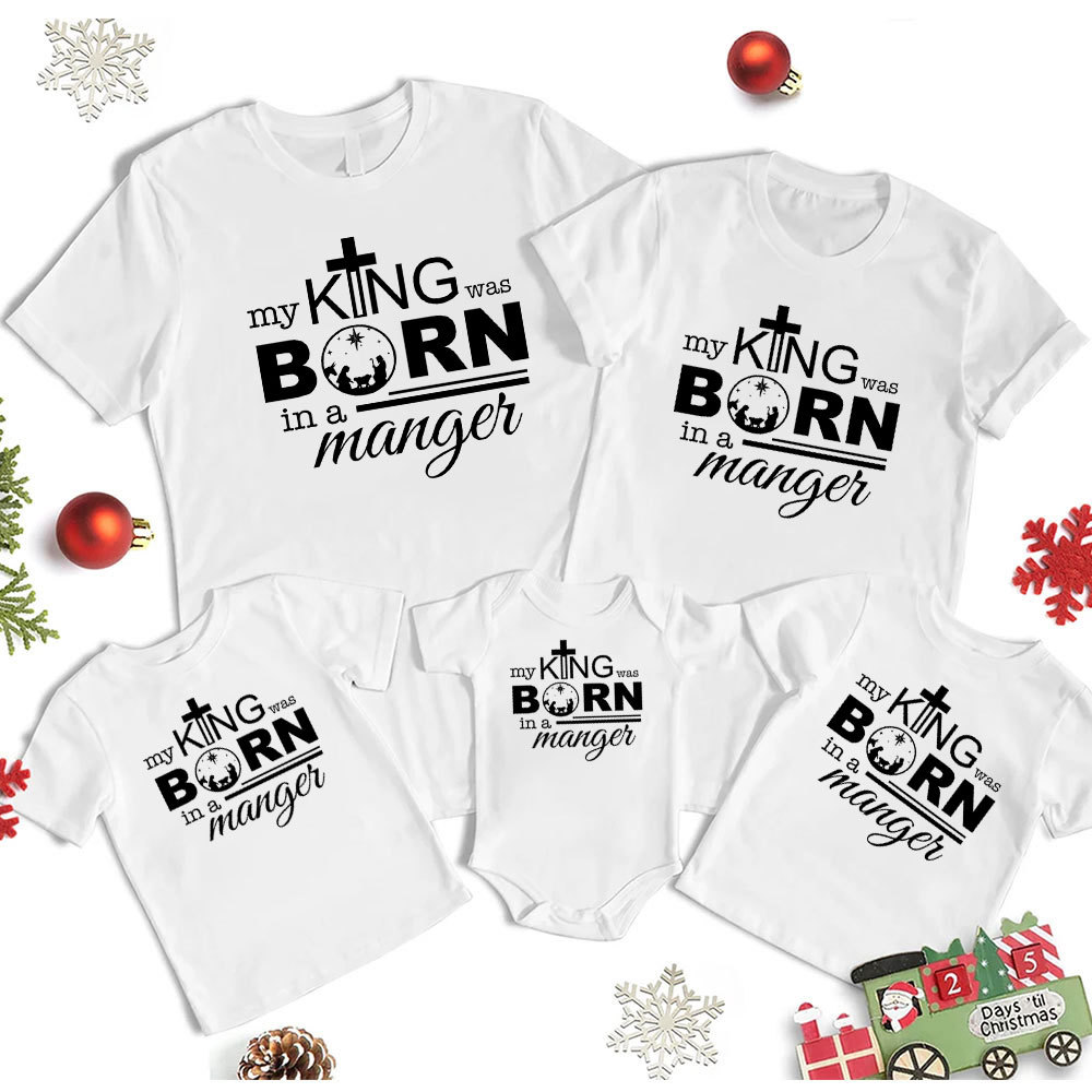A Thrill Of Hope The Weary World Rejoice Christmas Family Matching Shirts Sale - GuidingCross