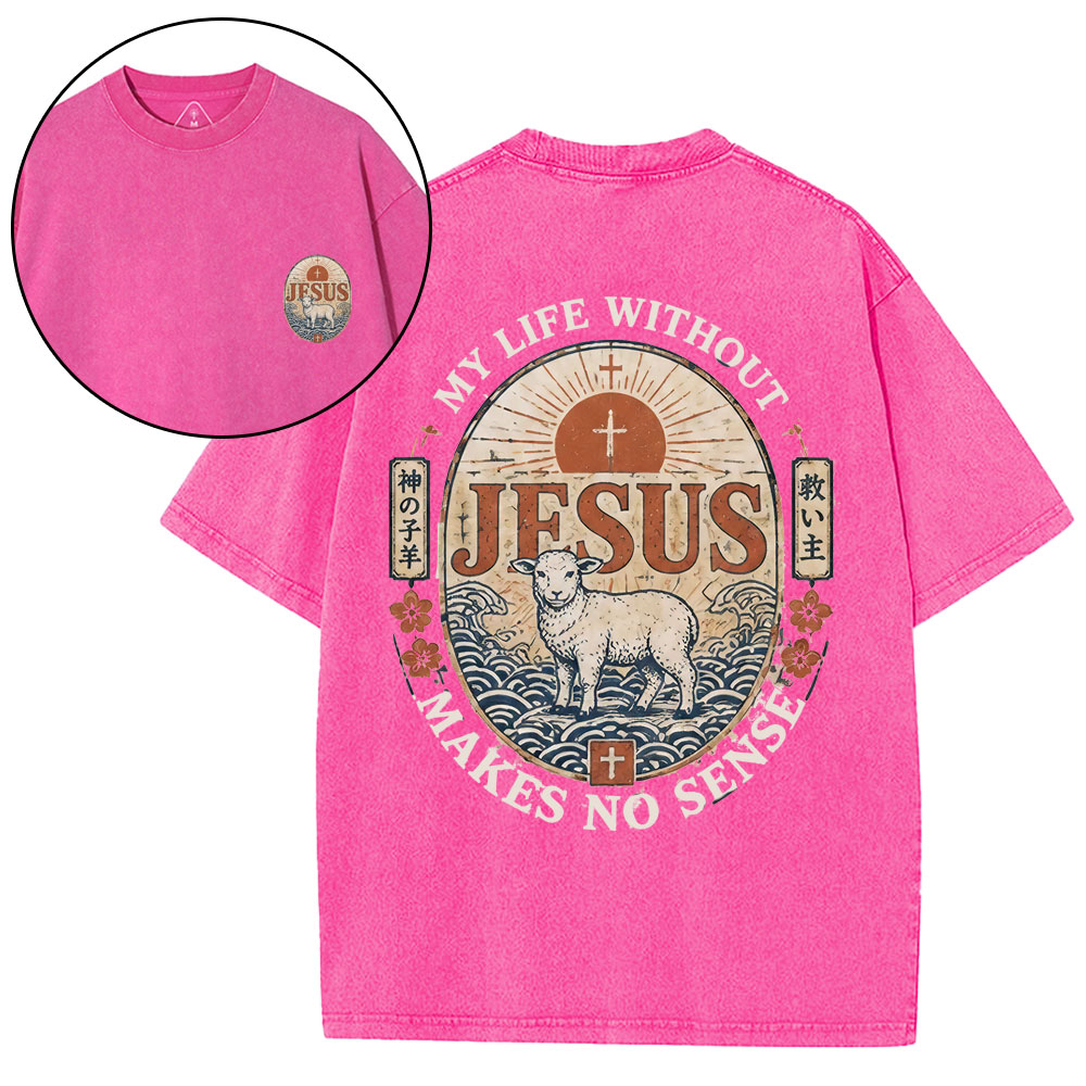 New-Sample Christian Washed T-Shirt双面原件31.95 Sale - GuidingCross